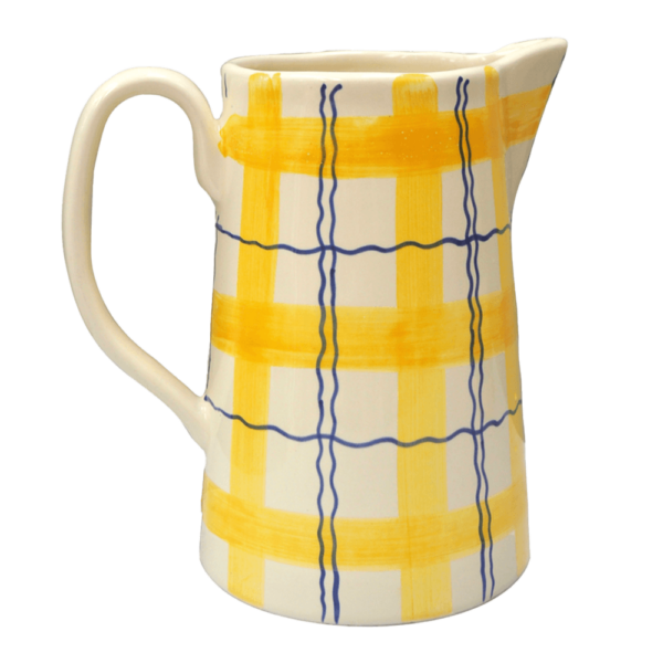 Semaine tastemaker Matilda Goad recommends own tartan squiggle jug