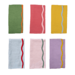 Semaine tastemaker Matilda Goad recommends own scallop trim linen napkins