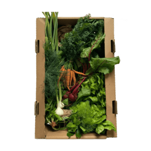 Semaine tastemaker Skye Gyngell enjoys winter vegetable box by Fern Verrow