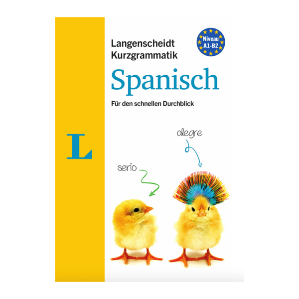 Semaine tastemaker Susanne Kaufmann learns Spanish with Spanisch: Für den schnellen Durchblick by Langenscheidt Kurzgrammatik