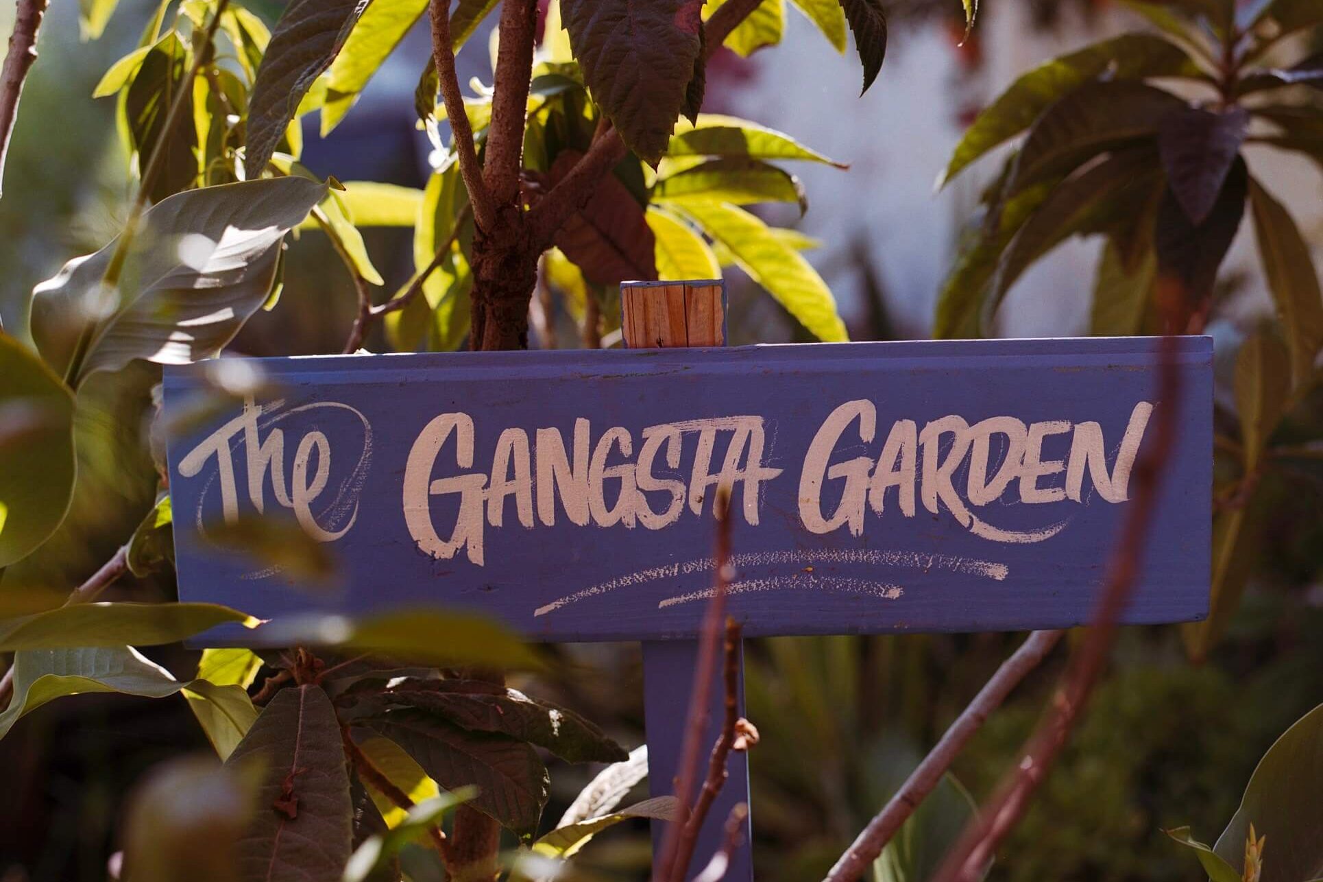 Gangsta Gardener Ron Finley is photographed in his Los Angeles garden for Semaine