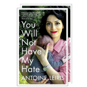 Merlin Labron-Johnson chooses Antoine Leiris' You Will Not Have My Hate for his Semaine bookshelf