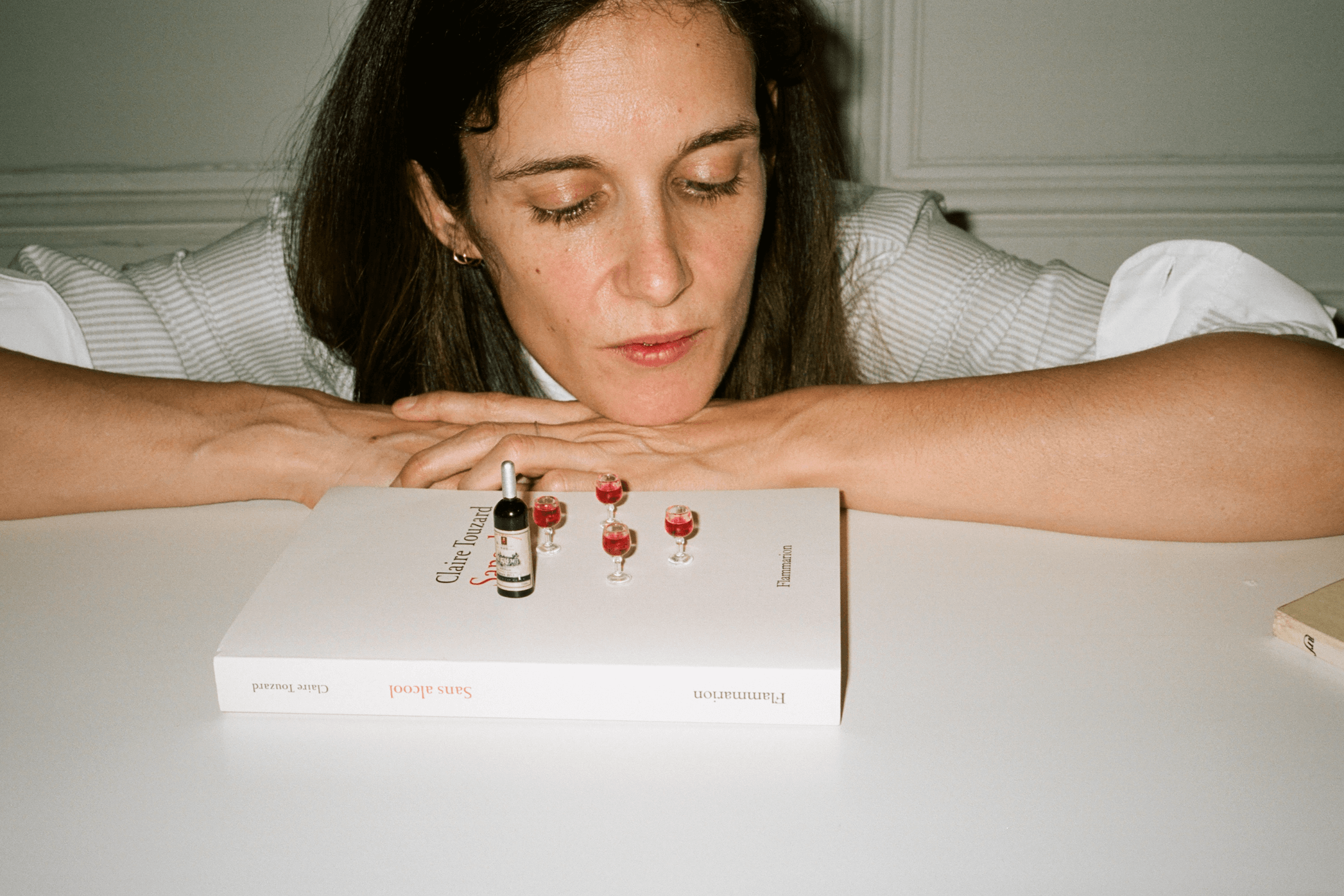 Writer Claire Touzard photographed for Semaine by Josephine Schulte
