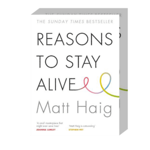 Max Rocha chooses Reasons to Stay Alive by Matt Haig for his Semaine bookshelf