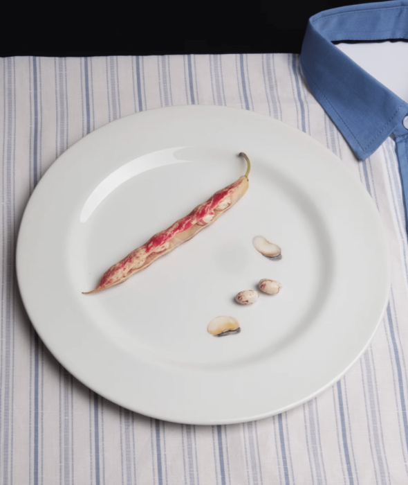 Gohar World bean plate that is made by the Milanese atelier Laboratorio Paravicini