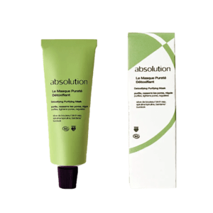 Noemi and Benjamin select Absolution cosmetics detoxifying Mask for their shop section