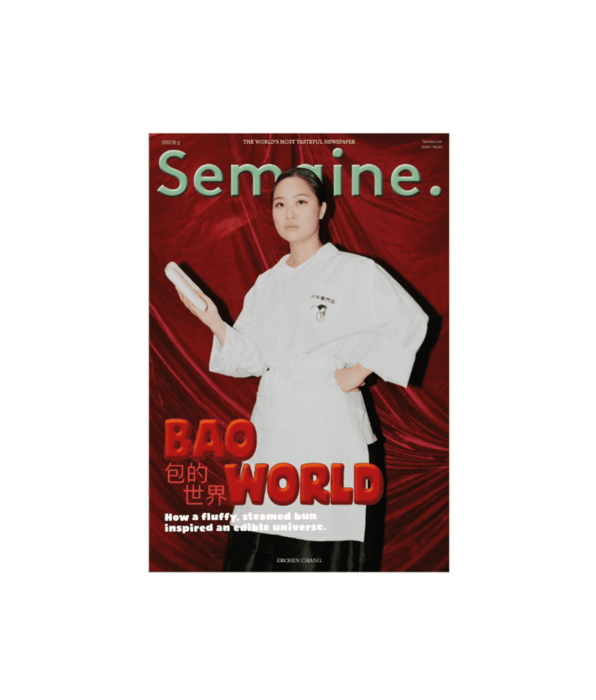 Semaine newspaper Issue 5, featuring Tastemaker Erchen Chang