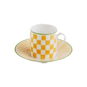 A Walk in the Garden Coffee Cup and Saucer by Hermès, chosen by Tastemaker Arman Naféei, for Semaine