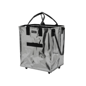 Multipurpose SIlver Tote Bag, Hulken, chosen by Semaine Tastemaker Paris Starn.