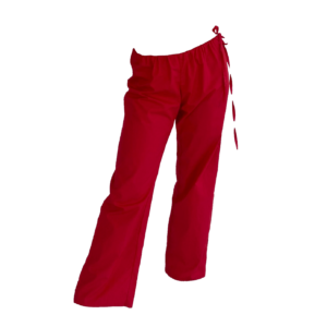 Brooke Callahan Tie Pants Red, in collaboration with Semaine for Gelée Marché.