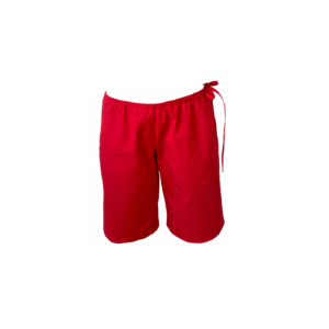 Brooke Callahan Tie Shorts Red, in collaboration with Semaine for Gelée Marché.