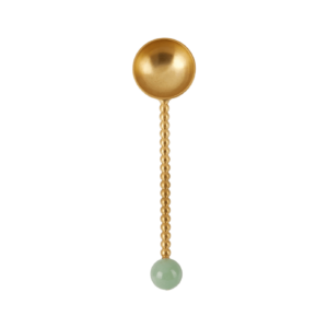 Natalia Criado Green Sphere Spoon, in collaboration with Semaine for Gelée Marché.