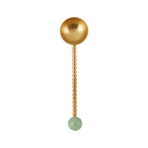 Natalia Criado Green Sphere Spoon, in collaboration with Semaine for Gelée Marché.