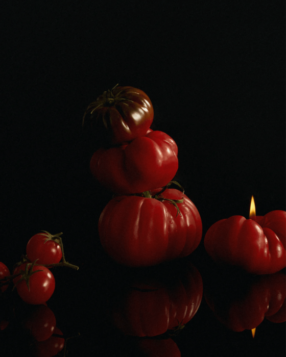 Nonna's Grocer Scented Heirloon Tomato Candle, in collaboration with Semaine for Gelée Marché.