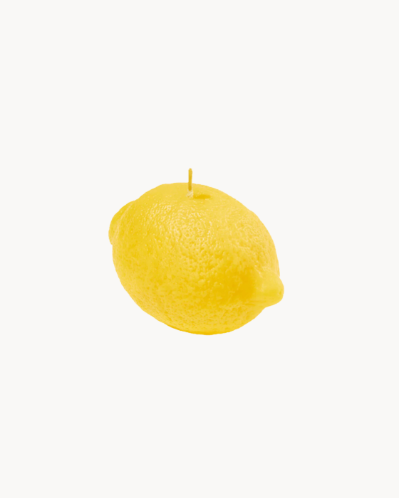 Nonna's Grocer Scented Lemon Candle, in collaboration with Semaine for Gelée Marché.