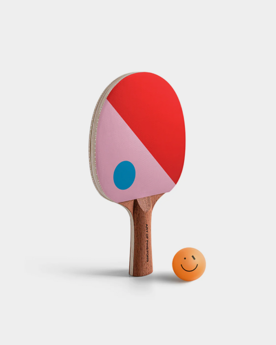 Art of Ping Pong Balance ArtBat, blue, pink, red Back