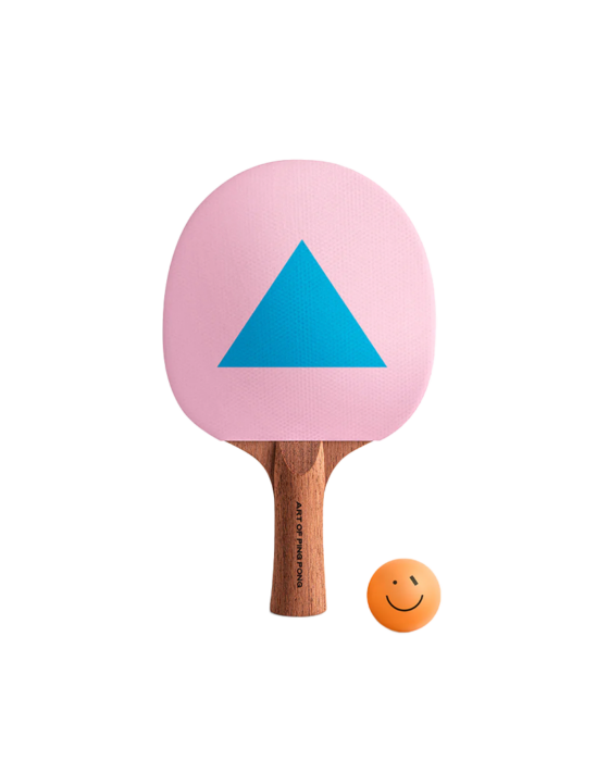 Art of Ping Pong Balance ArtBat, blue, pink, triangle