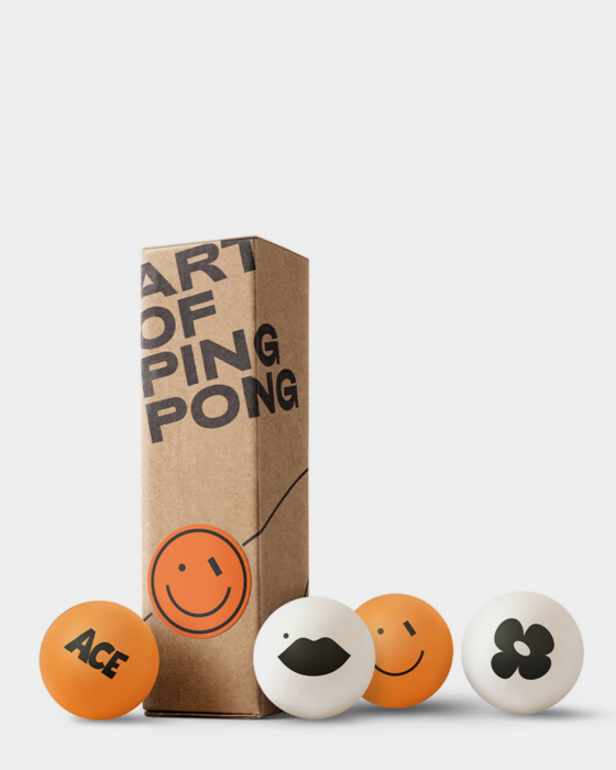 Art of Ping Pong Mixed Up ArtBalls Table Tennis Balls Packaging