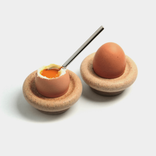 Atelier Barb SHell Egg Cup Set of 2, for Semaine x Poilâne Le Pain de la Semaine Shop.