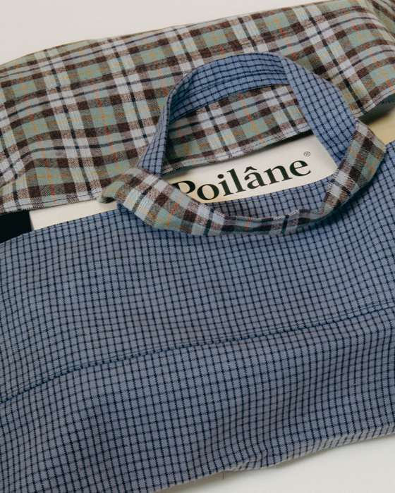 Atelier Colza Sac à Tarte Tartan, for Semaine x Poilâne Le Pain de la Semaine.