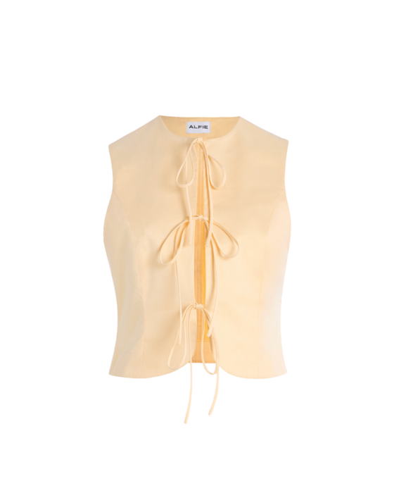 Alfie Neda Bow Detail Cotton Top Moda Operandi, Chosen by Semaine Tastemakers.